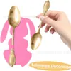 Bolsa Portacubiertos de Conejo de Pascua de 4 Piezas Bolsa Portacubiertos de Fieltro Cubierta para Cubiertos Adecuada para Cuchillo y Tenedor Resurrección