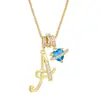 Collar Alfabeto de 26 Letras Tk Dopamina Transfronterizo para Niñas, Estilo de Lujo Ligero Nicho de Gama Alta Collar Pinyin Amazon