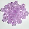 Acrílico Crack Cuentas de Colores Agujero Recto Cuentas Redondas Pulsera DIY Funda de Teléfono Móvil Accesorios para Bolsos Cuentas Sueltas