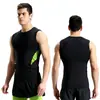Chal de secado rápido transfronterizo para hombre, top de fitness de moda patchwork de alta elasticidad para verano, chaleco deportivo de baloncesto para entrenamiento que induce al sudor