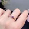 Anel de Prata S925 com Tanzanita Natural Anel Feminino Moda Transfronteiriça Europeia e Americana Luxo Leve Personalizado Versátil Elegante Dedo de Proposta