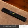 Caja de incienso estilo antiguo con diseños de nubes y lotos, quemador de incienso de aleación de cobre, caja de accesorios para incienso de imitación de cobre hueca