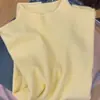 Top de punto clásico versátil de manga larga con cuello semi-alto para mujer, adecuado para otoño e invierno, se puede usar como capa exterior o como capa base, diseño simple, nuevo modelo 2024
