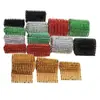 12 Filas de Remaches de Malla de Plástico para Zapatos, Sombreros, Vestidos, Bolsos, Ropa, Accesorios Versátiles de Bricolaje, Piezas de Malla para Bricolaje