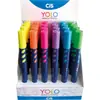 Caneta marca-texto Cis Yolo 6 cores
