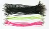 Venta caliente de fábrica cuerda elástica negra de 60 cm cuerda a prueba de viento cuerda elástica hebilla de ajuste de plástico hebilla de cuerda para sombrero