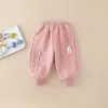 Pantalones para bebés y niños pequeños para otoño e invierno, pants casuales para niños y niñas, nuevo modelo 2026 ropa de invierno para bebés, mono de conejito de moda