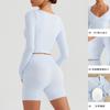 Top de Yoga Profundo em V Estilo Europeu e Americano para Mulheres, Adequado para Fitness, Esportes, Atividades ao Ar Livre, com Design Elástico Vazado para um Lindo Costas, Corte Justo, e Adequado para Usar Fora