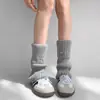 Meias de tricô para Outono e Inverno meias JK de pelo y2g hot girl cobertura de perna para todas as ocasiões meias para botas de neve coleção de meias lolita