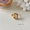 Colección de Anillos de Piedra Natural Estilo Europeo y Americano de Lujo Ligero, Anillos de Diseño Nuevo, Moderno y Único, Anillos para el Dedo Índice, Accesorios de Joyería