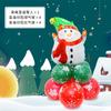 Novo Natal Velho Boneco de Neve Balão Estrada Chumbo Shopping Mall Atividades Decorações de Festa de Natal Tema de Natal Atmosfera