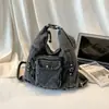 Mochila de moda estilo retro bosque 2026 principios de otoño nuevo bolso de hombro de gran capacidad mochila de viaje bolsa de mano de mezclilla