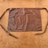 Ropa de Trabajo, Mandil de Media Cintura, Mandil de Media Cintura para Mesero, Mandil de Trabajo para Cafetería y Casa de Té con Bolsillos, Pequeño Catering, Sin Mangas