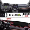 Adequado para Modelos 17-21 de Crv, Tapete Protetor Solar para Painel Dianteiro do Carro, Capa para Painel, Tapete de Proteção Solar para o Console Central
