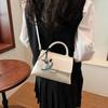 Bolso Tote de Gran Capacidad para Mujer 2025 Nueva Moda Sobaco Cruzado Bolso Cuadrado Pequeño Cuero Suave Textura Casual a la Moda