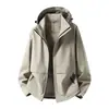 Chaqueta deportiva y de senderismo para hombre, cortavientos e impermeable, para otoño e invierno, prenda exterior casual para hombre