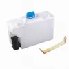 Kit de Limpiaparabrisas de 12V con Depósito de Lavaparabrisas Vehículo Agrícola Montacargas Barco Motor de Limpiaparabrisas Juego Completo de Accesorios