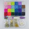 Transfronterizo caliente 6000 piezas cuentas de arcilla arcilla polimérica kit accesorios para pulsera de joyería DIY Amazon