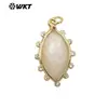 WT-P1975 Retro Clásico Forma de Ojo Borde de Circonita Piedra de Color Collar Pulsera Accesorios para Niña