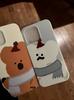 Funda blanda para iPhone 15/14 Pro Max con diseño de oso y bufanda para Apple iPhone 13/12/11 Pro Max, XR/XS/8P
