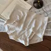 7612 Edición en Blanco Colección Castaño Salvaje Caramelo Suave y Masticable Bragas de Cintura Media para Mujer Algodón Puro Cepillado en la Entrepierna Entrepierna Extendida 10A