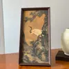 Nuevo Estilo Chino Salón de Jade Pintura Decorativa Rica Marco de Fotos Pintura de Mesa Pintura China Grabada de Nuevo Pintura Colgante para Entrada Sala de Estar Adornos de Escritorio