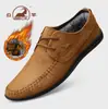Sapatos Masculinos Gongyang Camada Superior Couro Bovino Vazado Respirável Solado Macio Casuais de Couro Leves Masculinos Tênis Esportivos de Couro Genuíno Masculino