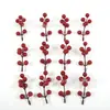 AliExpress Explosiones Simulación Plantas Verdes 7 Frutos Rojos Árbol de Navidad Decoraciones Navideñas Accesorios de Ratán de Bayas Material