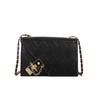 Bolso de viaje de estilo coreano para mujer, nueva moda de primavera 2023, bolso de mensajero sencillo para chica, bolso cuadrado pequeño con cadena retro y textura