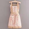 Hogar Nuevo Delantal Limpiable a Mano Cocina Sling Antifouling Lona Transpirable Vestido de Princesa Femenino Delantal de Cocina Ropa de Trabajo