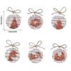 Mzct222 Ímã de Geladeira de Natal Ornamento de Madeira Tridimensional Feriado de Nascimento Ressurreição Ímã Magnético de Geladeira Transfronteiriço