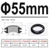 Protector de alambre de goma de doble cara, anillo de goma para pasar cables negro, tapón de agujero, anillo de sellado, cubierta protectora circular para cableado eléctrico en cajas de distribución