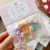 Presilha de Cabelo Mini Desenho Animado Zootopia para Crianças Pequenas, Prendedor de Polegar para Cabelo de Menina, Presilha para Cabelo de Bebê, Elástico de Cabelo, Acessórios de Cabelo