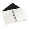 Libreta de Espiral Negra con Puntos Libreta de Oficina Negocios Logo Imprimible Línea Horizontal A5 Bloc de Notas para Estudiantes Personalización