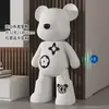 Estatueta de Urso Violento Desenho Animado Sala de Estar Gabinete de TV Gabinete de Vinho Sofá Grande Decoração de Chão Presente de Inauguração