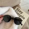Óculos de Sol Redondos com Armação Grande Estilo Punk Retrô Europeu e Americano para Homens e Mulheres com Rosto Redondo, Óculos de Sol High-End Hip-Hop e Disco