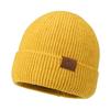Otoño e Invierno Nueva Moda Ins Tendencia Gorro de Punto para Mujer Estilo Occidental Celebridad de Internet Gorro de Lana Gorro de Punto Cálido para Hombre Transfronterizo