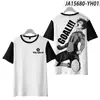 2026 Novo Cruzamento de Fronteiras Anime Mangá Japonês Blue Lock Impressão 3D Solta Casual Camiseta Masculina de Manga Curta