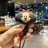 Lindo Llavero de Martillo de Dibujos Animados para Aliviar el Estrés para Mochilas Infantiles, Colgante de Martillo de Panda que Hace Sonido