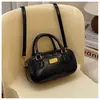 Bolsa de Bowling Transfronteiriça para Mulheres, Bolsa de Mão Versátil Estilo Coreano, Bolsa Feminina da Moda de Grande Capacidade para Outono, Bolsa de Ombro Transversal para o Dia a Dia