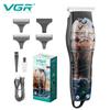 VGR953 transfronterizo nuevo cortapelos de grafiti cortapelos eléctrico profesional cortapelos eléctrico para grabado cabeza de aceite cortapelos eléctrico