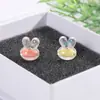 Fábrica Directa Suministro Hecho a Mano DIY Cadena para Teléfono Móvil con Cabeza de Conejo de Color Interior de 16 mm Accesorios de Joyería Acrílica para Tocados