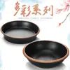 Kaibaiya A5 vajilla de melamina negra tazón hondo grande para sopa cuenco grande para pescado hervido pescado encurtido plato hondo para sopa plato para cangrejos de río
