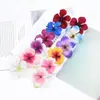 Europa e Estados Unidos transfronteiriços mais vendidos cabeça de flor artificial orquídea flor artificial para casa decoração de casamento diy flor de cerejeira bordada