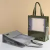 Bolsa de malla especial para exámenes, bolso de un solo hombro, bolso para tutores, bolsa con cremallera, archivador de datos A4, malla transparente, gran capacidad
