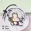 Colgante Hecho a Mano DIY de Personaje de Dibujos Animados Anime Bidimensional, Accesorio Lindo y Estéticamente Agradable para Decorar Mochilas y Cajas
