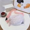 Bolsa Pequeña Versátil Ligera de Nicho Minimalista para Chica de Estilo Mori de Estilo Japonés Fresco, Linda Riñonera, Bolso Bandolera, Bolso de Pecho