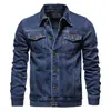 2025 Nueva Primavera, Otoño e Invierno Camisa Chaqueta de Mezclilla para Hombre Estilo Japonés Casual Juvenil Moderna Ropa de Trabajo Chaqueta de Mezclilla Ropa para Hombre