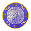 Adesivo Dragão Lótus Qinglong Shigan Dang Repelente de Fogo, Adesivo de Porta Espessado, Moedas dos Cinco Imperadores para Resolver Problemas de Porta a Porta, Porta Principal Voltada para Vizinhos