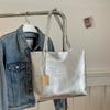 Bolso de mano para mujer, de gran capacidad, con estampado de cocodrilo, moderno, combinable con todo, ideal para ir al trabajo o ir de compras.